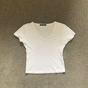 Brandy Melville white crop top